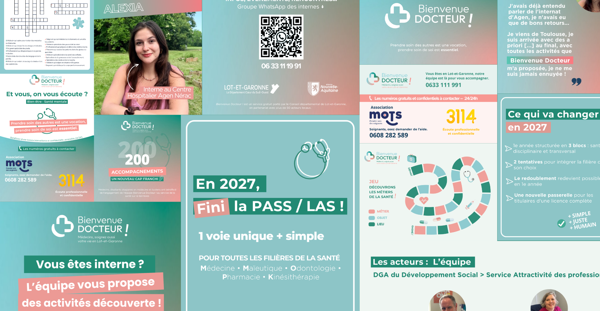 Ma création de contenu pour Bienvenue Docteur